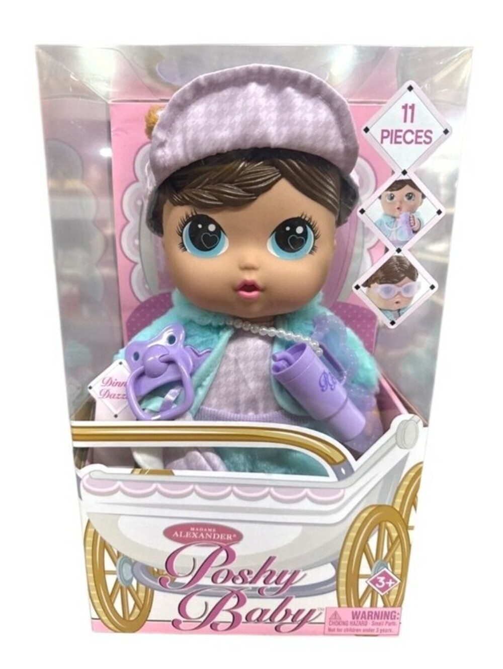 Madame Alexander Poshy Baby Fashion Doll Dinna Dazzle 12" NEW In Box RARE